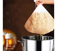 4-Piece Extra Large 22x26 Reusable Brew Bags with Drawstring, 150 Micron Fine Mesh for Home Brewing, Fruit Cider, Apple Grape Wine Making, Perfect for Home Brewers