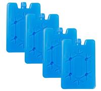 4-Piece Freezer Blocks,Freezer Blocks for Cool Bags,Plastic Hip Flask Design for Outdoor Events and Social Gatherings New Plum Blue Ice Packs for Cooler Bags, Ice Case Cooler Set for Food Preservation