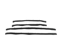 4 Piece Front Rear Lower Door Weatherstrip Seal, Trim Replacement for Ford F 450 F 550 Super Duty Excursion - Replaces OE F81Z 2520758 AA, 1C3Z 26253A24 A
