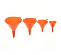 4 Piece Funnel Set Oil Petrol Screen Wash Car Van Automotive Liquids Easy Pour