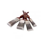 4 Piece Hamilton Perfection Max Stroke Soft Synthetic Flat Brush Set (1 x 1", 1 x 1.5", 2 x 2")