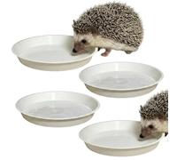 4-Piece Hedgehog Feeder for Natural Foraging EncouragementHedgehog Bowl Set, Hedgehog Feeding Station with 4 Wildlife Water Bowls, Year-Round Outdoor Food and Water Provision for Hedgehogs,