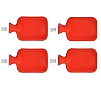 4 Piece Hot Water Bottle Red Hot Water Bottle Rubber 2 Litre Bedding Bottle s