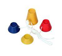 4-Piece Jumbo Rubber Winter Golf Tees, 4 Colours with Different Heights, Ideal for Icy Days