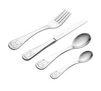 4-Piece Kids Bertie Cutlery Set Stainless Steel