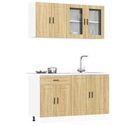 4 Piece Kitchen Cabinet Set Porto Engineered Wood