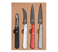4 Piece Knife Set Stainless Steel Kitchen Knife Peeler Set