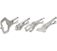 4-Piece Locking Pliers Set Universal Clamping Welder's Wide Jaw Welding