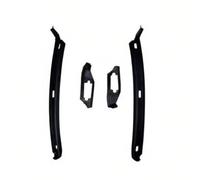 4 Piece Lower Bumper Seal Trim Set for W202, Black Polymer Replacement Parts for Lower Section Coverage and Routine Seal Maintenance Bumper Trim Replacement Molded Polymer Mount Slot Section Repair