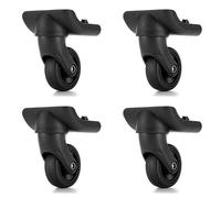4-Piece Luggage Wheel Set Universal Replacement Wheels for Suitcases and Practical Travel Accessories Upgrade Your Rolling Luggage Experience