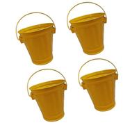4 Piece Metal Pencil Holder Iron Bucket Garden Pails Set With Handles Suitable For Office Desk And Classroom Decoration Metal Craft Bucket For Kids