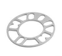 4-Piece Metal Wheel Hub Spacer Kit for Automotive ET Offset Adjustment Widened Wheel Installation Compatible with Common 4-Lug and 5-Lug Bolt Circles (5MM)
