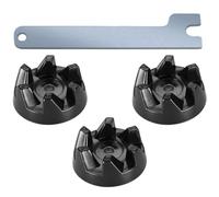 4-Piece Mixer Coupler (Rubber Wheel*3 + Wrench),Blender Coupler 9704230 - Durable Rubber Gear Clutch Replacement with Spanner for KSB52, KSB5, 5KSB52 & 5KSB5
