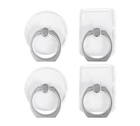 4-Piece Mobile Phone Ring Bracket, Portable Mobile Phone Accessories, Rotary Support Bracket, Acrylic Transparent Bracket.