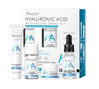 4-Piece Moisturiser Set, Face Care Set Women, Travel Sizes Products - Facial Cleanser, Refreshing Tonic, Nourishing Serum & Moisturiser