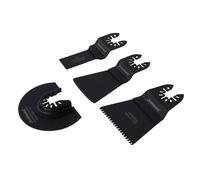 4 Piece Multi Tool Cutting & Floor Scraping Set Bi Metal Wood Oscillating Cutter