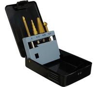4 Piece Multifunction Bit Set - Drill Saw - Step & Tube Drills - Countersink
