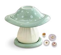 4-Piece Mushroom Dinnerware Set,Ceramic Mushroom Bowl, Plate, Cup and Saucer,Whimsical Kitchen Decor for Breakfast & Dessert, Unique Housewarming Gifts for Mushroo-m Lovers