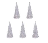4 Piece Of Christmas Tree Colorful LED Acrylic Night Light In Various Sizes