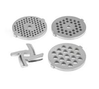 4-piece Perforated Disc Set For Lucia Kitchen Machine Set 3-4 mm, 5-7 mm