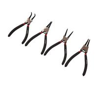 4 PIECE PRO CIRCLIP PLIER SET 7" INTERNAL EXTERNAL BET PLIERS AMTECH STRAIGHT