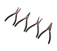 4 PIECE PRO CIRCLIP PLIER SET 7" INTERNAL EXTERNAL BET PLIERS AMTECH STRAIGHT