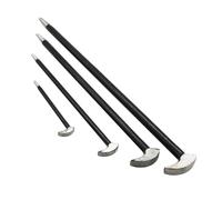 4 Piece Pry Bar Set - Automotive Pry Bar Set, Pry Bar Set, Woodworking Tools, 4 x Mechanical Crowbars, Nail Puller Hand Tools, Double Sided Crowbar Mechanism