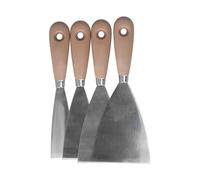 4 Piece Putty Knife Set, Stainless Steel Spackle Wall Repair Scrapers, Paint Scraper Tool Drywall Knife For Plaster Scraping
