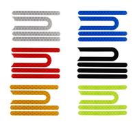 4-Piece Reflective Scooter Sticker Set for Xiaomi M365 Pro, PVC Safety Decals to Improve Night Visibility and Road Crossing Awareness, 7.5 cm x 0.6 cm per Sticker, 10 g Total