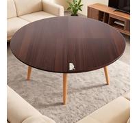 4-Piece Round Dining Table Set, Extendable Foldable Kitchen Table, Perfect for Homes, Parties & Restaurants, Brown, 220cm - Stylish & Versatile Dining Solution