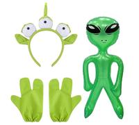 4-Piece Set Alien Headband, Toy Story Alien Costume Accessories for Kids, Halloween Party Cosplay, Themed Gatherings, Photo Shoots, School Plays