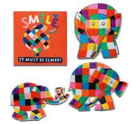 4 Piece Set Elmer - Iron On Patches Adhesive Emblem Stickers Appliques
