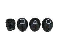 4-Piece Set Games Mask Halloween Carnival Costume Masks