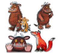 4 Piece Set Gruffalo - Iron On Patches Adhesive Emblem Stickers Appliques