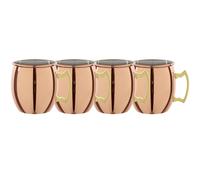 4-piece set Mini moscow copper mug