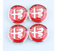 4 Piece Set of Car Wheel Center Caps Suitable for Alfa Romeo Junior Ibrida Q4 2025 60mm, Caps Dust Proof Car Wheel Rims Protectors Exterior Decoration,D