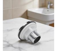 4 Piece Set Of Toilet Tank Side Inlet Stopper For Washbasins Bathtubs And Mop Sinks 1/2 Inch Threaded Electroplated Seal(Three points)
