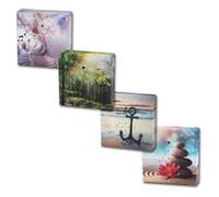 4-Piece Set Soundbox Motion Sensor Nature Sounds Birdsong Ocean Waves