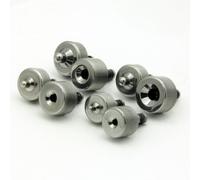 4 Piece Set Spring Back Dimple Die, 100° Countersink. 3/32” 1/8” 5/32” 3/16”. for Sheet Metal Fabrication. Fits Hand and Pneumatic Rivet Squeezers.