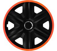 4-piece set wheel hub caps impact-resistant ABS plastic Fast Lux 15 in