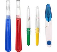 4 Piece Sewing Thread Cutter with 2 Pieces Small Scissors Quick and Cutting Thread Sewing Kit - Ideal for Quick Decoud Sewing and Cutting Thread, Sewing Equipment