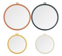 4 Piece Silicone Lid, 16 * 16cm, 20 * 20cm Silicone Bowl Lid, Reusable Silicone Suction Pot Lid Cover, Refreshing Silicone Lid for Bowls, Dishwasher Resistant, 4 Colors