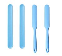 4-Piece Silicone Sticks & Spatulas Set - Paint Stirrer Sticks for Resin Tools, Mixing Paddle for Epoxy, Glue Spatula & Face Mask Applicator