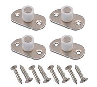 4 Piece Sliding Barn Door Nylon Guide Wheel, Floor Guide Roller Bracket Roller Guide for Furniture Hardware, Moving Doors, Glass Sliding Doors and Aluminium Doors.