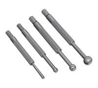 4 Piece Small Hole Gauge Set - 3mm to 13mm Measurements - Knurled Handles