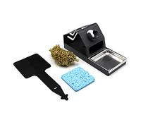 4-Piece Soldering Iron Stand for Bench Top Stand Holder Full- Metal Station Stable Weldi Solder Tips- Stable Welding- Solder Tips- with Soldering Tip Cleaner