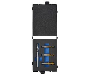 4 Piece Spot Weld Drill Bit Set HSS Cutter Remover Hardware Hand Tool vidaXL