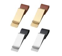 4 Piece Stainless Steel Pen Clip, Notebook Accessories, Portable Pen Clip, Retro Pen Clip, Study and Office Supplies