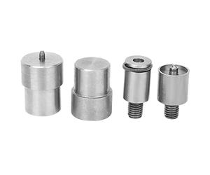 4 Piece Stainless Steel Press Button Mold Kit, Silver Die Cutter Replacement Parts for 651/633/831 Press Buttons