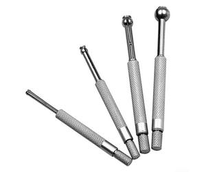 4-Piece Telescopic Bore Gauge Set, Adjustable Inner Diameter Caliper Gauge for Small Hole Measurement Tool, 3-13mm Carbon Steel Expansion Hole Manual Measuring Kit